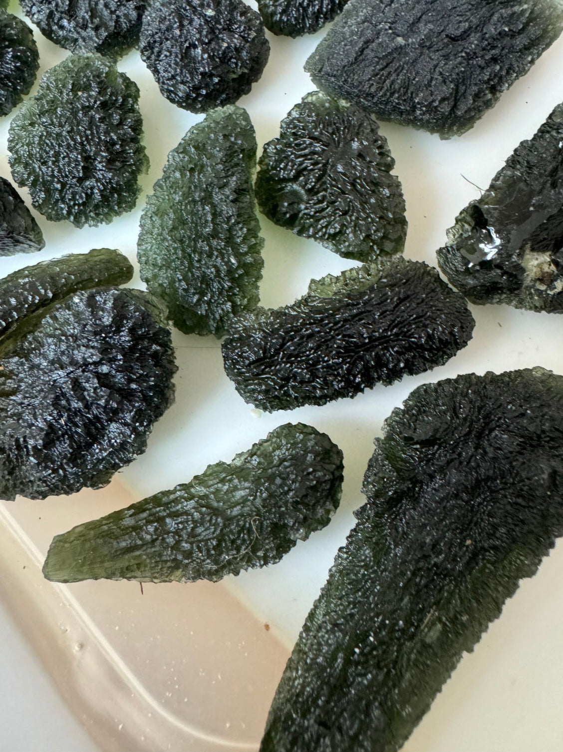 Moldavite Colletor Pieces